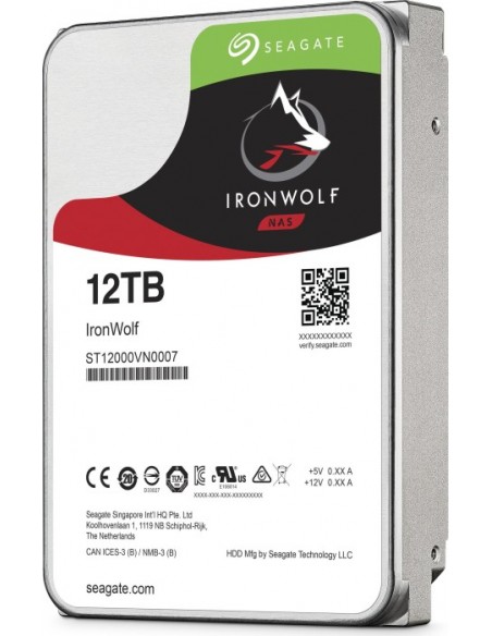 Seagate NAS HDD IronWolf 3.5" 12000 GB Serial ATA III