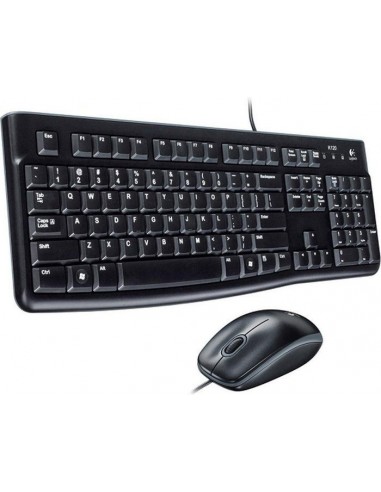 Logitech MK120 keyboard USB QWERTY US International Black