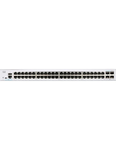 Cisco CBS350-48T-4X-EU network switch Managed L2/L3 Gigabit Ethernet (10/100/1000) Silver