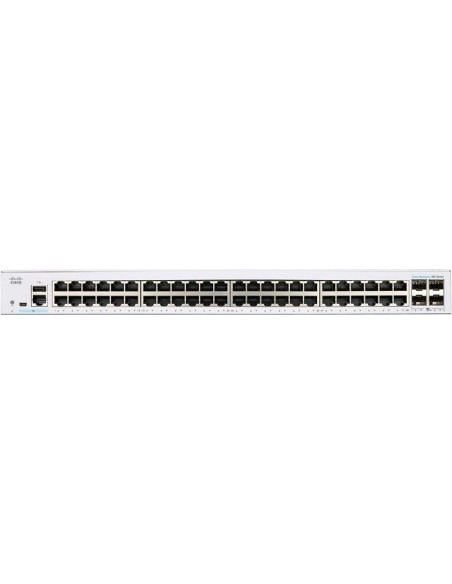 Cisco CBS350-48T-4X-EU network switch Managed L2/L3 Gigabit Ethernet (10/100/1000) Silver