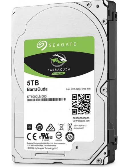 Seagate Barracuda ST5000LM000 internal hard drive 2.5" 5000 GB Serial ATA III