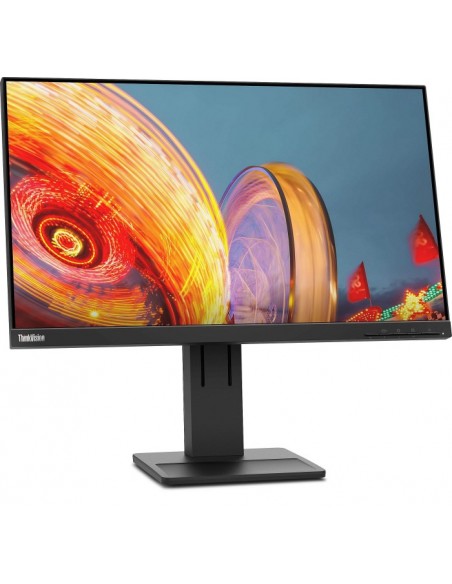 Lenovo ThinkVision E24q-20 60.5 cm (23.8") 2560 x 1440 pixels Quad HD LED Black