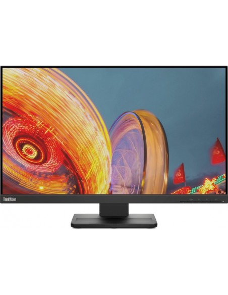 Lenovo ThinkVision E24q-20 60.5 cm (23.8") 2560 x 1440 pixels Quad HD LED Black