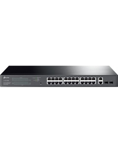 TP-LINK 28-Port Gigabit Easy Smart Switch with 24-Port PoE+