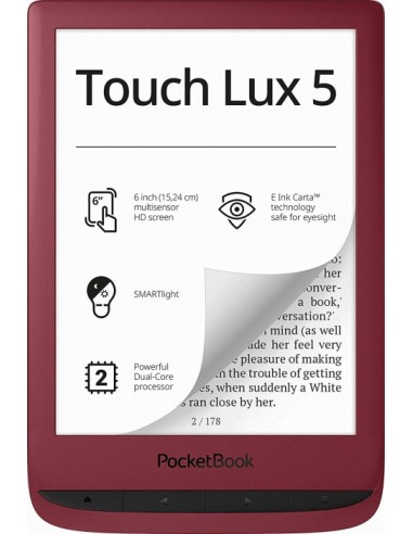 PocketBook Touch Lux 5 RubyRed