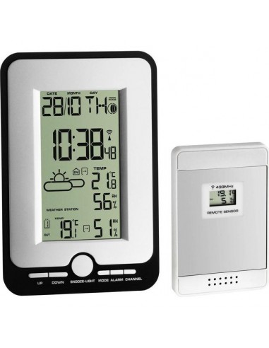 Radio weather station MULTY, table clock