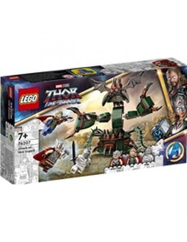 76207 Marvel Super Heroes Attack on New Asgard, Construction Toy