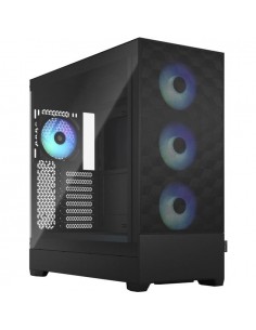 Pop XL Air RGB Black TG Clear Tint, Big Tower Housing