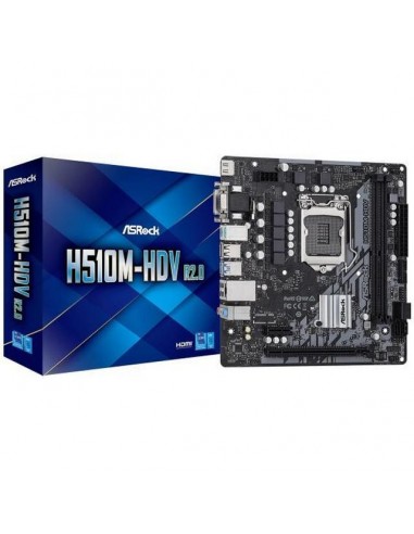 Asrock H510M-HDV R2.0 Intel H510 LGA 1200 micro ATX