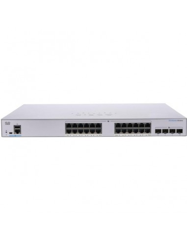 Cisco CBS250-24T-4X-EU network switch Managed L2/L3 Gigabit Ethernet (10/100/1000) Silver