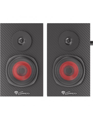 GENESIS Helium 200 Black, Red Wired 10 W