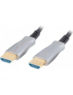 Lanberg CA-HDMI-20FB-0500-BK optical cable HDMI M/M 50m...