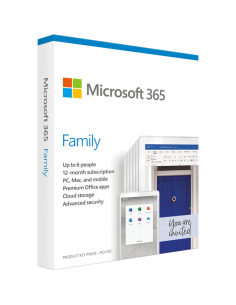 Microsoft 365 Family 1 x license Subscription Polish 1...
