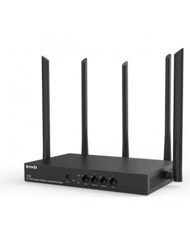 Tenda W20E wireless router Gigabit Ethernet Dual-band (2.4 GHz / 5 GHz) Black