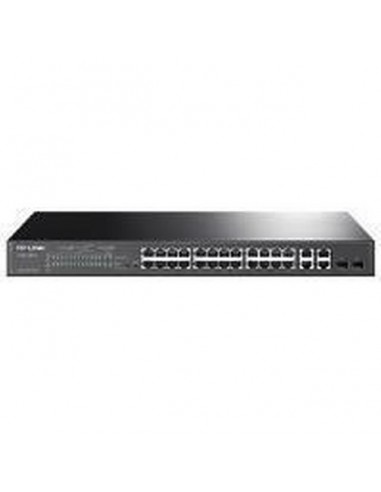 TP-LINK T1500-28PCT Managed L2 Fast Ethernet (10/100) Power over Ethernet (PoE) 1U Black