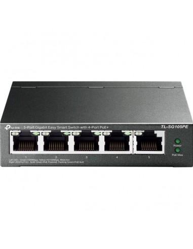 TP-LINK 5-Port Gigabit Easy Smart PoE Switch with 4-Port PoE+