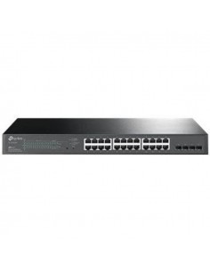 TP-LINK JetStream 28-Port Gigabit Smart PoE Switch with...