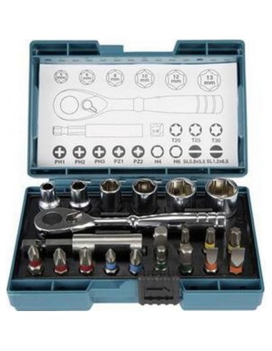 Makita B-54081 Ratchet + Bit Set