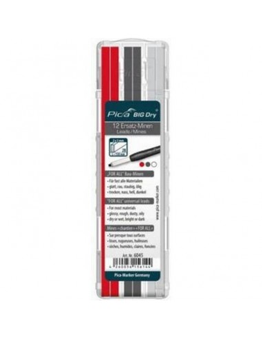 Pica BIG DRY Refills FOR ALL Red/Graphite/White