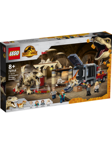 LEGO Jurassic 76948     T-Rex - Antrociraptor:Dinosaur Breakout