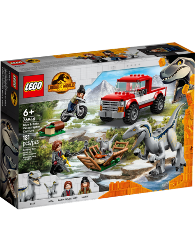 LEGO Jurassic 76946        Blue and Beta Velociraptor Capture