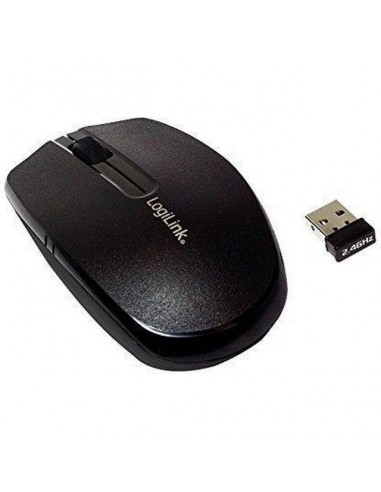 LogiLink 2,4 GHz Optical Mini Funk Mouse, 1200 dpi, black (ID0114)