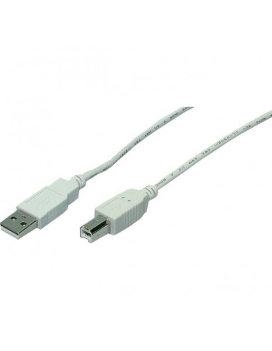 LogiLink USB 2.0 A-Plug-B-Plug Grey 5m (CU0009)