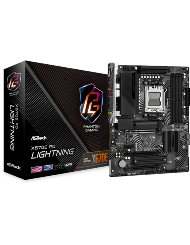 ASROCK X670E Phantom Gaming Lightning (AM5) (D) (90-MXBJ60-A0UAYZ)