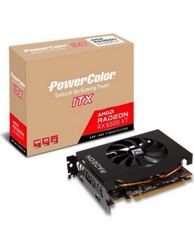 PowerColor Radeon RX 6500XT ITX 4GB GDDR6 (AXRX 6500XT 4GBD6-DH)