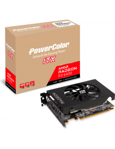 PowerColor Radeon RX 6400 ITX 4GB GDDR6 (AXRX 6400 4GBD6-DH)
