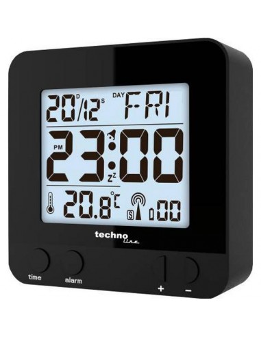 Technoline WT235B AIR HOME BLACK Réveil radiocommandé