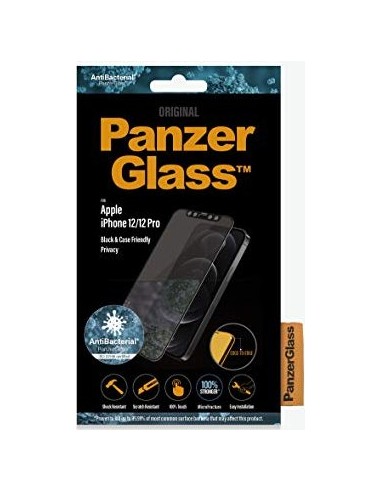 PanzerGlass Apple iPhone 12/12 Pro Edge-to-Edge Privacy Anti-Bacterial