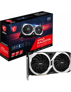 MSI MECH 2X AMD Radeon RX 6750 XT OC Graphic card 12GB...