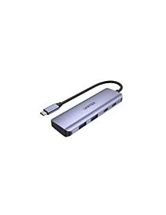 UNITEK HUB USB-C 3.1, 2X USB-A, 2X USB-C, 5 GBPS