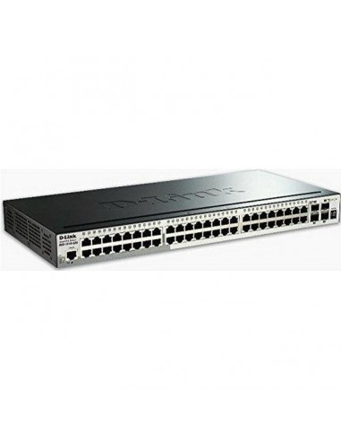 D-Link DGS-1510-52X network switch Managed L3 Gigabit Ethernet (10/100/1000) 1U Black