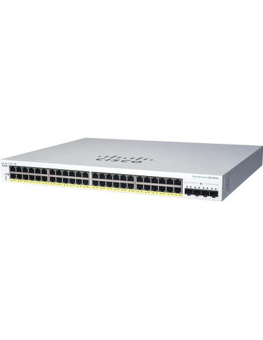 Cisco CBS220-48T-4G Managed L2 Gigabit Ethernet (10/100/1000) 1U White