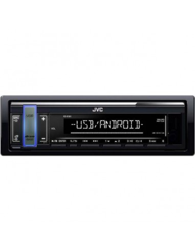 JVC KD-X161 car media receiver Black 200 W