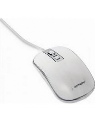 Gembird MUS-4B-06-BS Wired optical mouse, USB, 1200 DPI, black / silver