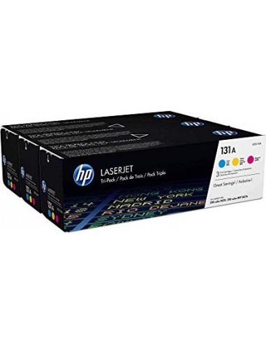 HP 131A 3-pack Cyan/Magenta/Yellow Original LaserJet Toner Cartridges