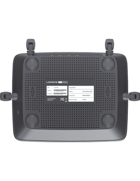 Linksys MR9000 wireless router Gigabit Ethernet Tri-band (2.4 GHz / 5 GHz / 5 GHz) 4G Black