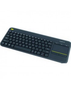 Logitech K400 Plus keyboard RF Wireless US Black