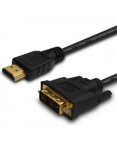 Savio CL-10 video cable adapter 1.5 m DVI HDMI Type A...