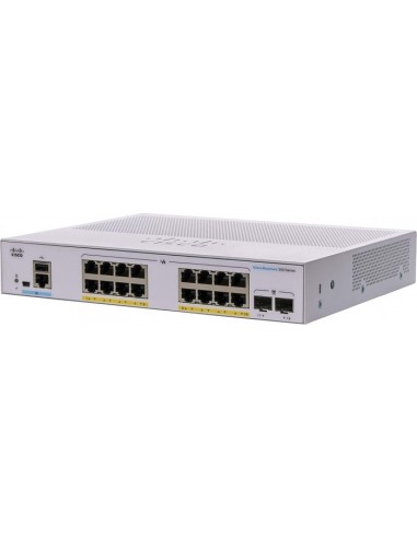 Cisco CBS350-16P-E-2G-EU network switch Managed...