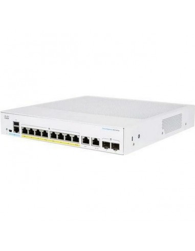 Cisco CBS250-8FP-E-2G-EU network switch Managed L2 / L3 Gigabit Ethernet (10/100/1000) Silver