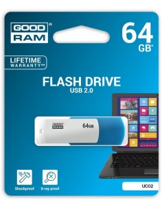 Goodram UCO2 USB flash drive 64 GB USB Type-A 2.0 Blue,White 2