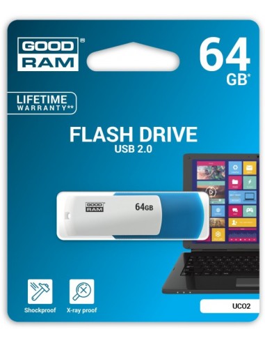 Goodram UCO2 USB flash drive 64 GB USB Type-A...