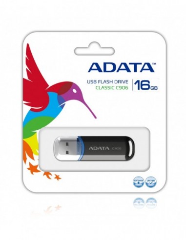 ADATA USB 2.0 Stick C906 Black 16GB