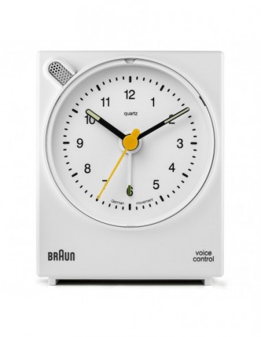 Braun BNC 004 white Voice Activated Alarm Clock