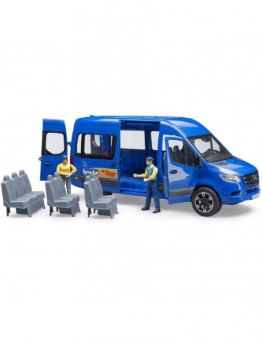 Mercedes Benz Sprinter animal transporter incl. 1 Horse, Modellfahrzeug