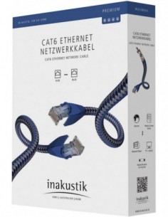 in-akustik Premium Network cable CAT6 RJ45 2M